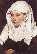 Robert Campin A Woman oil